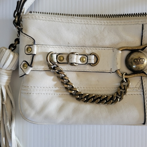 ❤️ 3 for $35 vintage juicy couture wristlet clutch wallet fringe leather - Picture 3 of 10